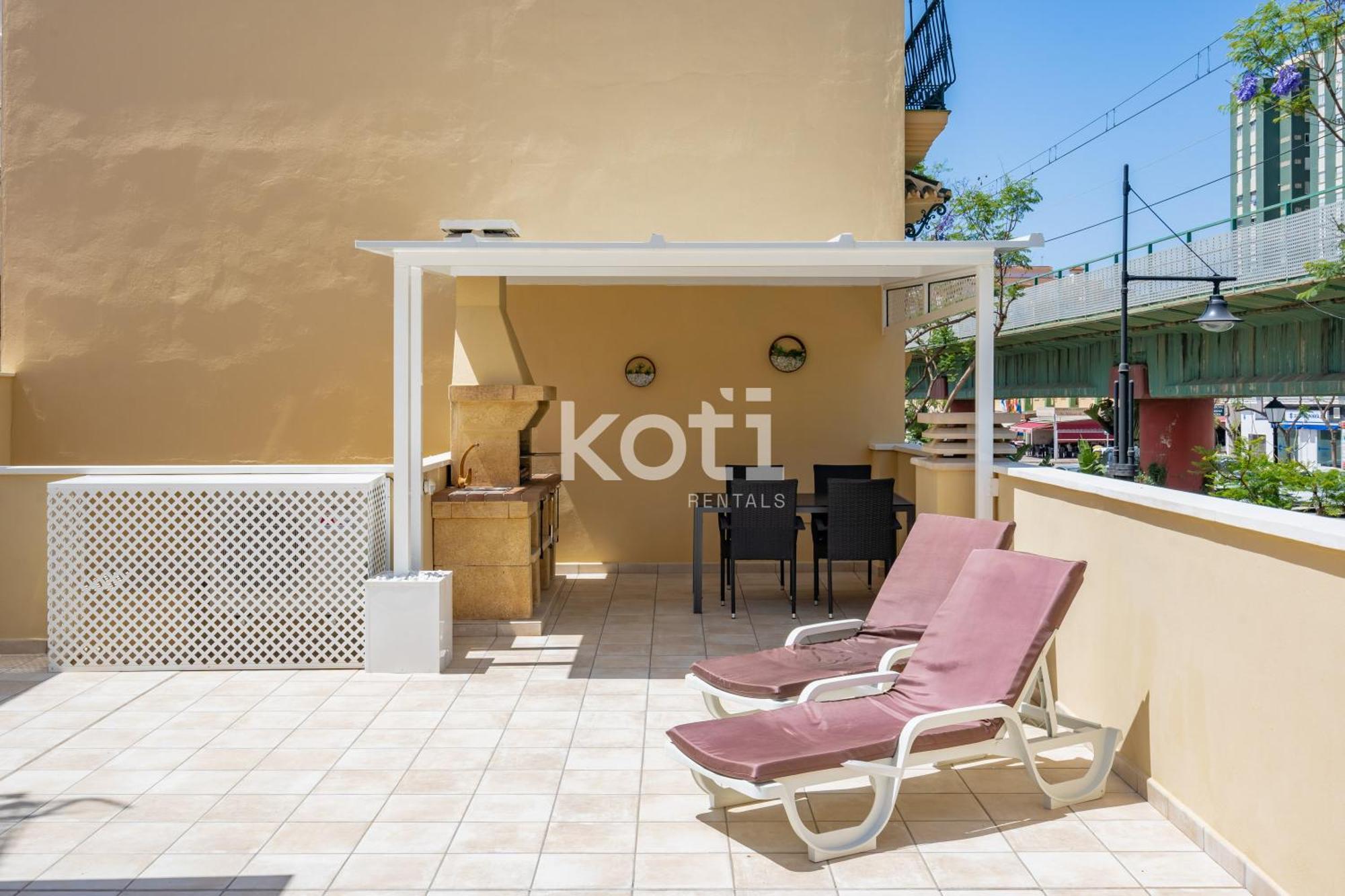 Koti Rentals - Casita Rosario Pino Rooftop Y Bbq Fuengirola Exterior foto